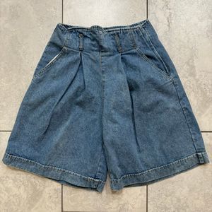 Vintage 80s Denim Jean High Rise Shorts Womens Size 13/14